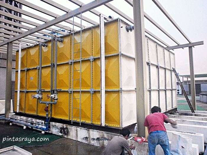 Fiberglass Reinforced Plastic (FRP) Sectional Panel Water Tanks a.k.a Glass Reinforced Plastics (GRP)